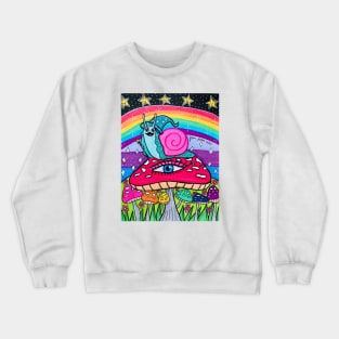 Snail Wizard Crewneck Sweatshirt
